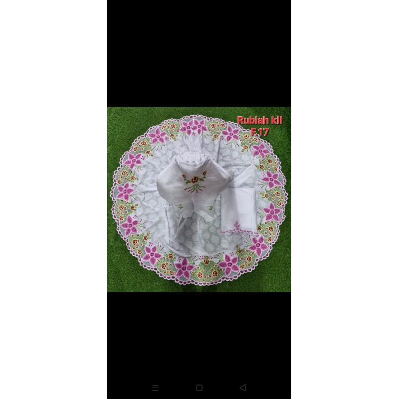 MUKENA KERANCANG BAHAN RUBIA