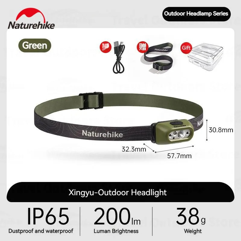 HEADLAMP ULTRALIGHT IP65 NATUREHIKE CNK2300DQ023