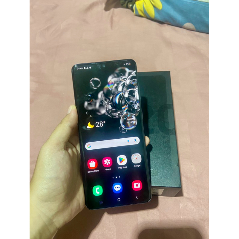 Samsung S20 Ultra Fullset Handphone Bekas Second