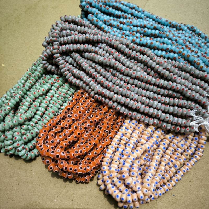 (aksesoris murah) MANIK DONAT TUTUL / MANIK MANIK / MANIK KACA / MANIK BAHAN / MANIK JOMBANG