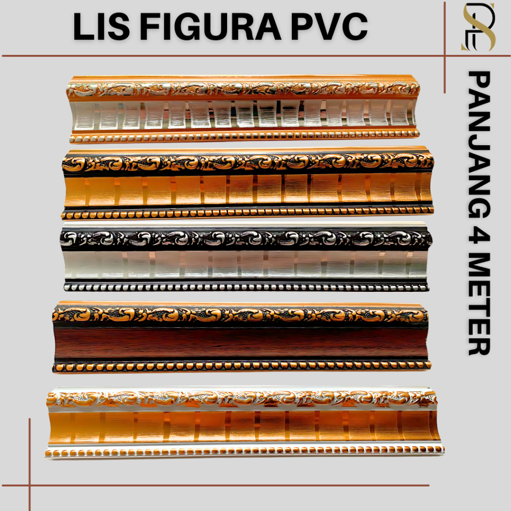 Lis Figura / Lis Pigura Plafon / List Figura / Lis Figura Plafon pvc / Lis Bingkai / Lis Figura 4 cm