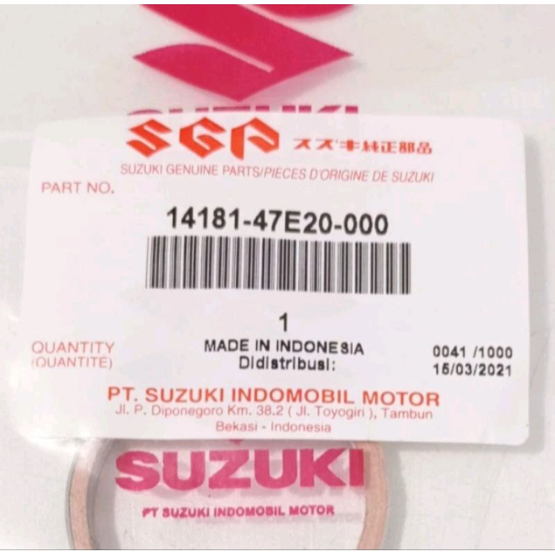 PAKING KNALPOT SATRIA FU 150 CARBU PACKING KENALPOT FU PEKING KANLPOT FU FI ORIGINAL