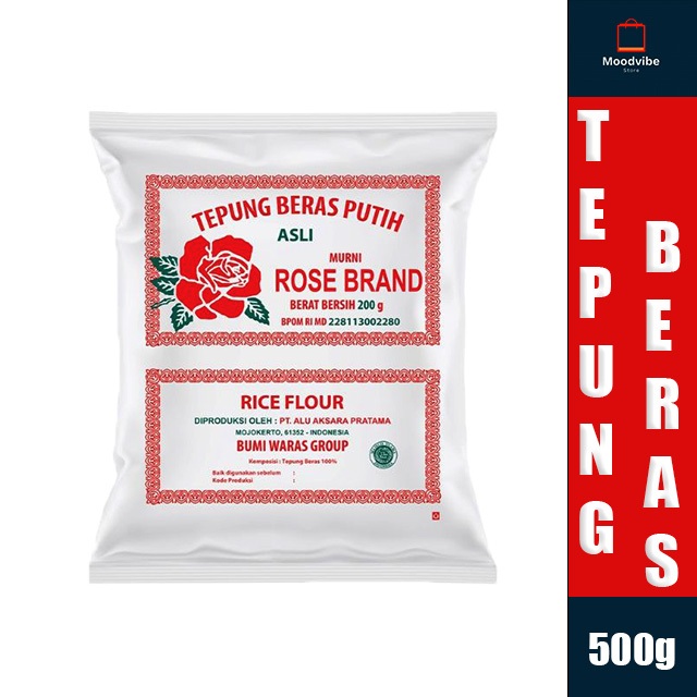 

Tepung Beras Rose Brand 500g