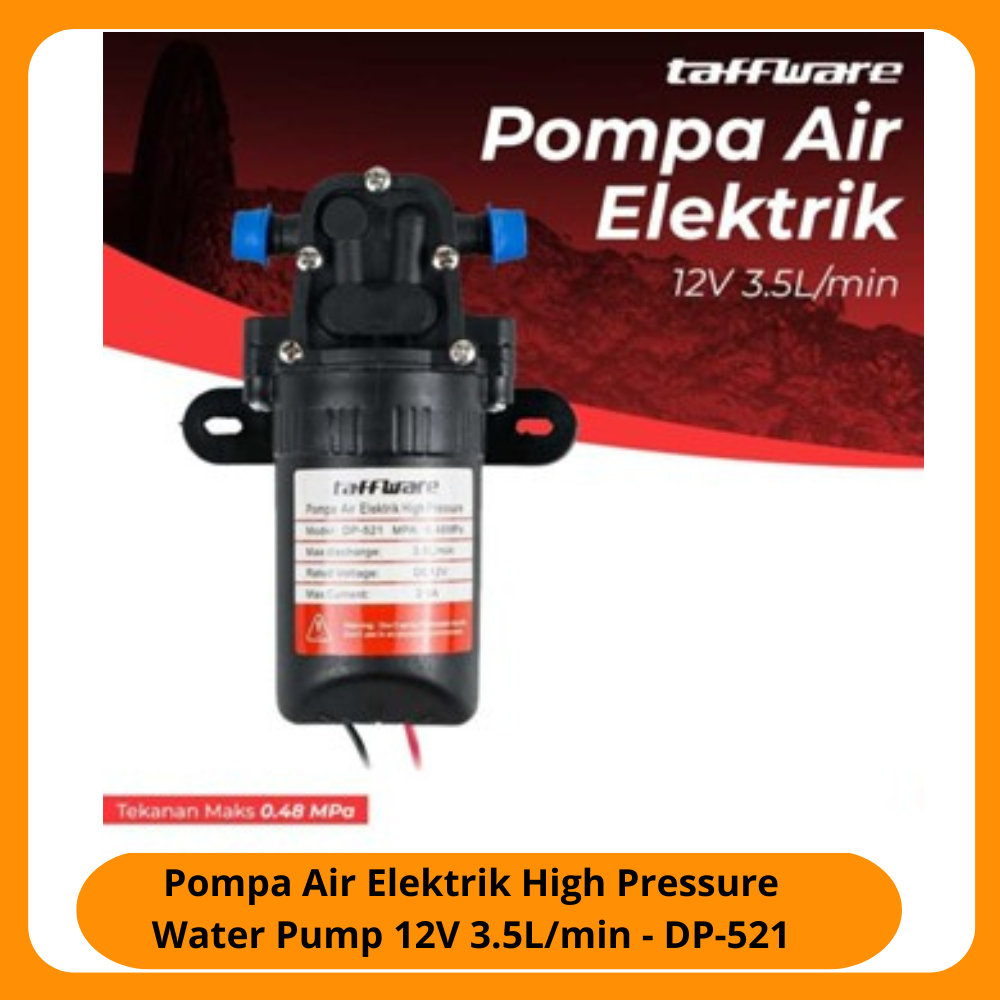 Pompa Air Elektrik High Pressure Water Pump 12V 3.5L / dinamo semprot elektrik / pompa air mini / sp