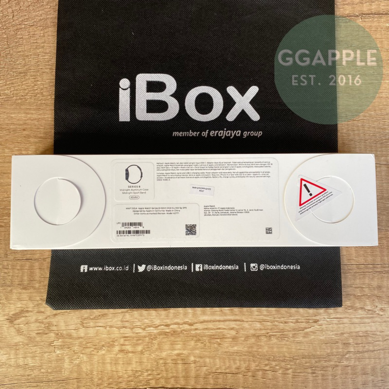 Apple Watch Series 8 45mm Midnight Segel BNIB Greenpeel Original Iwatch