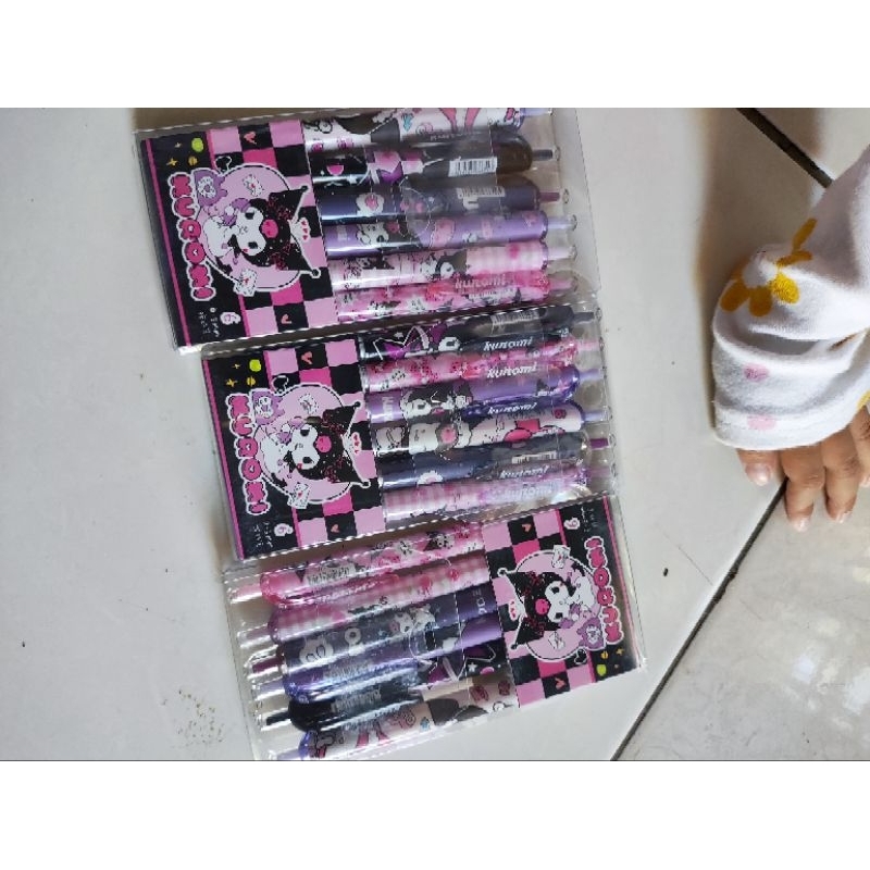 

Pen gel sanrio isi 6pc / pena karakter sanrio 0.5mm isi 6pc