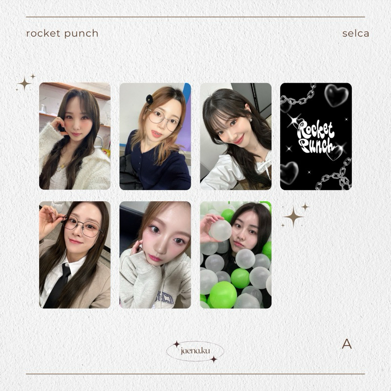 [ROCKET PUNCH] PHOTOCARD SELCA 1  JURI YEONHEE SUYUN YUNKYOUNG SOHEE DAHYUN