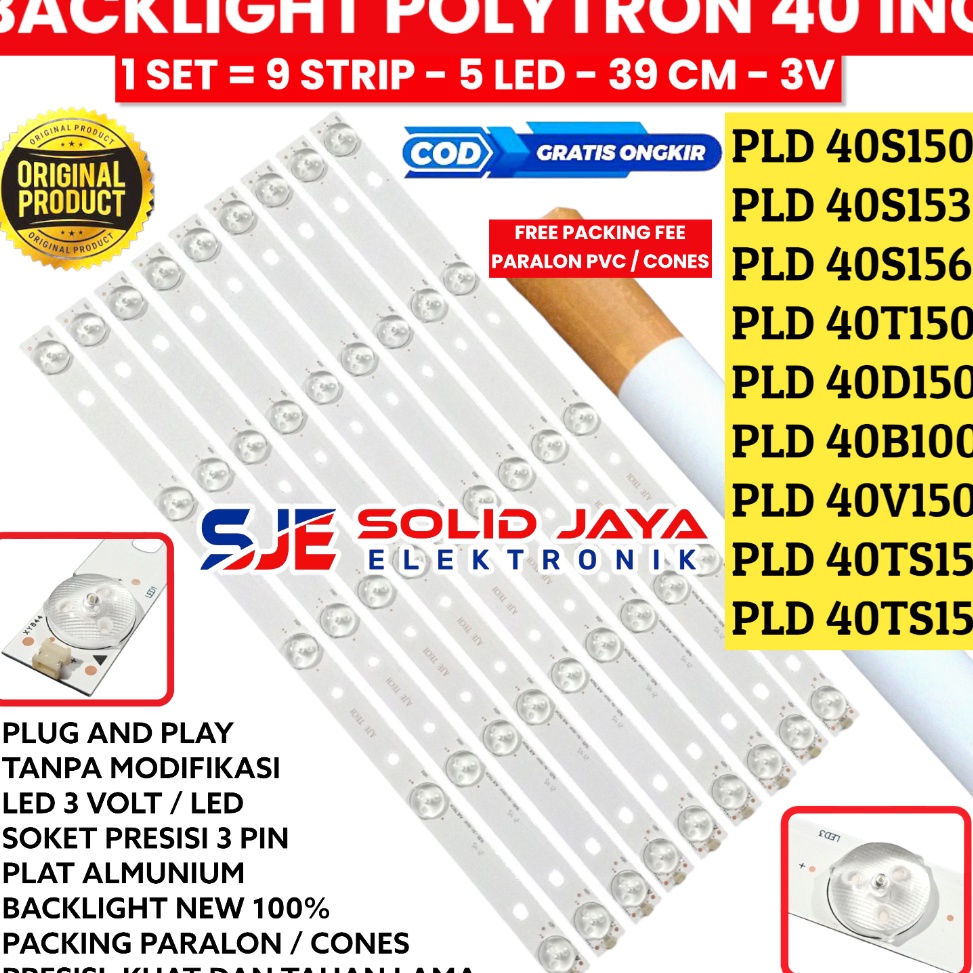MURAH MERIAH BACKLIGHT TV LED POLYTRON 4 INC PLD 4S15 4S153 4S156 4T15 4B15 4D15 4V1 4TS156 4TS153 L