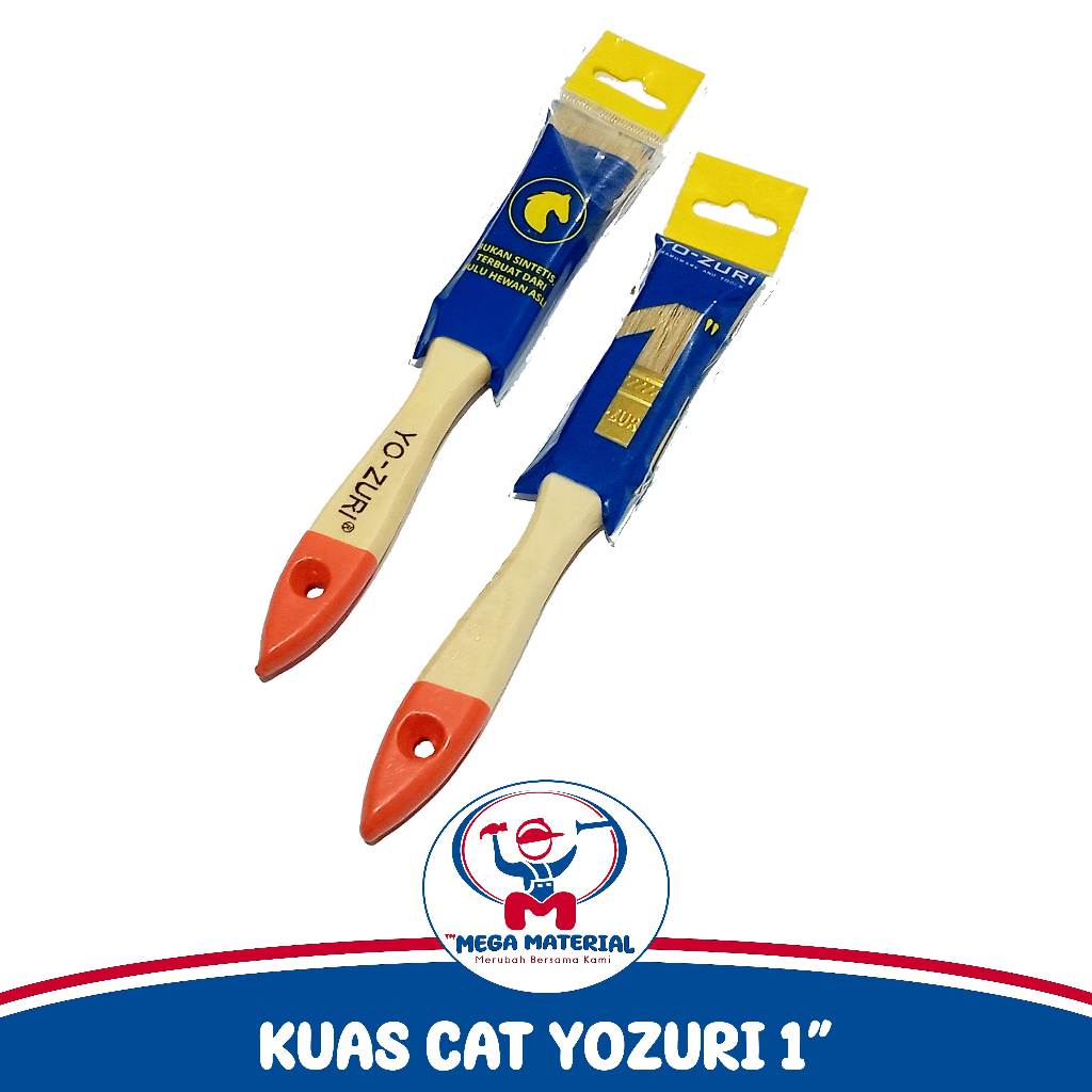 

KUAS CAT MERK YOZURI UKURAN 1inc & 1.5inc