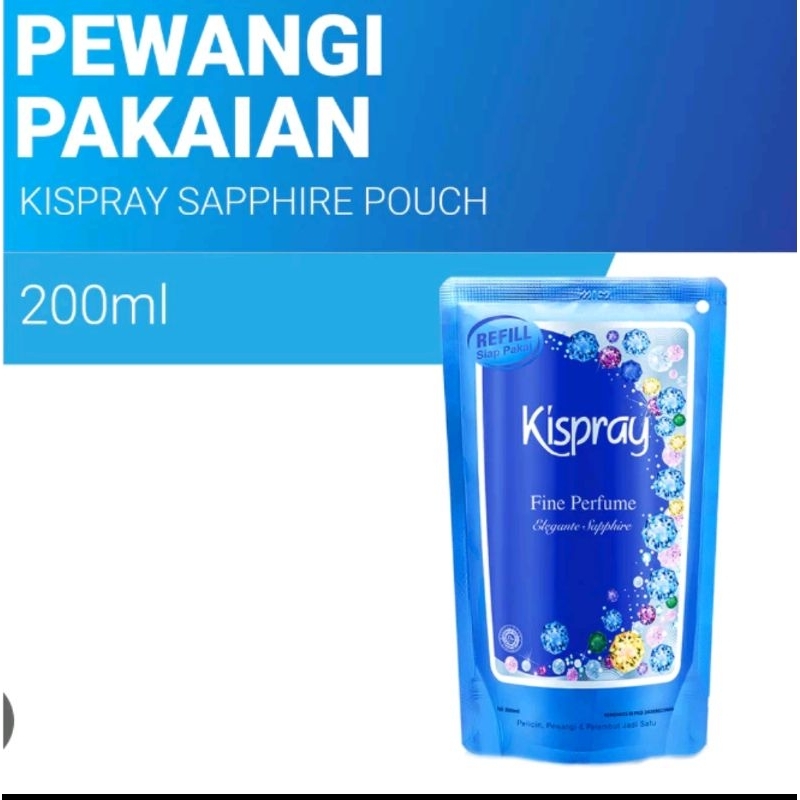 Kispray Refill Saphire ±200ml* 24bks.(1dus)