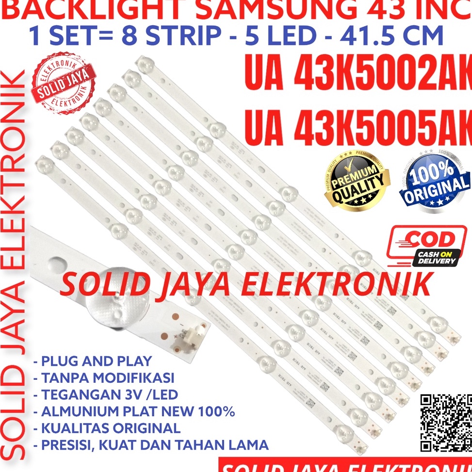 SALE BACKLIGHT TV LED SAMSUNG 43 INC UA 43K52 43K55 UA43K52 UA43K55 UA43K52 UA43K55 AK LAMPU BL 5K 3