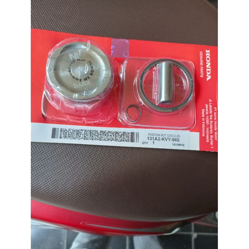 PISTON KIT SEHER ASSY KVY BEAT KARBU SCOPY KARBU SPACY KARBU OS STD OS 25 OS 50 OS 75 OS 100