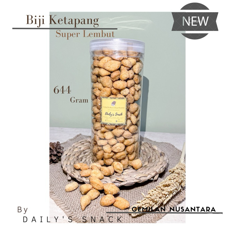 

Kue Biji Ketapang Kemasan Toples