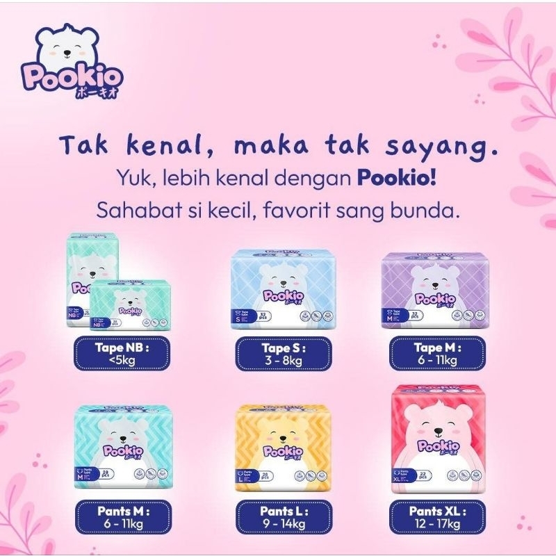 POOKIO |||  BELI 2 LEBIH HEMAT  BUNDLING  POOKIO PREMIUM  POPOK ANAK DIAPER  BAYI BALITA TIPIS RINGA