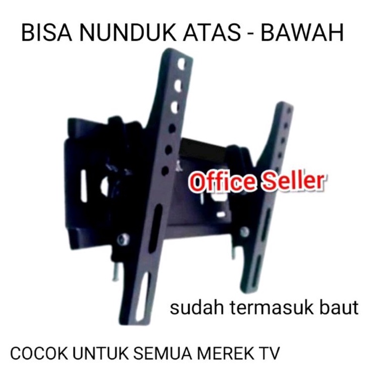 REKOMENDASI BraketBreketBracket TV LCD 37 32 29 28 24 22 2 19 17 15 inch  bisa miring 16 cocok untuk