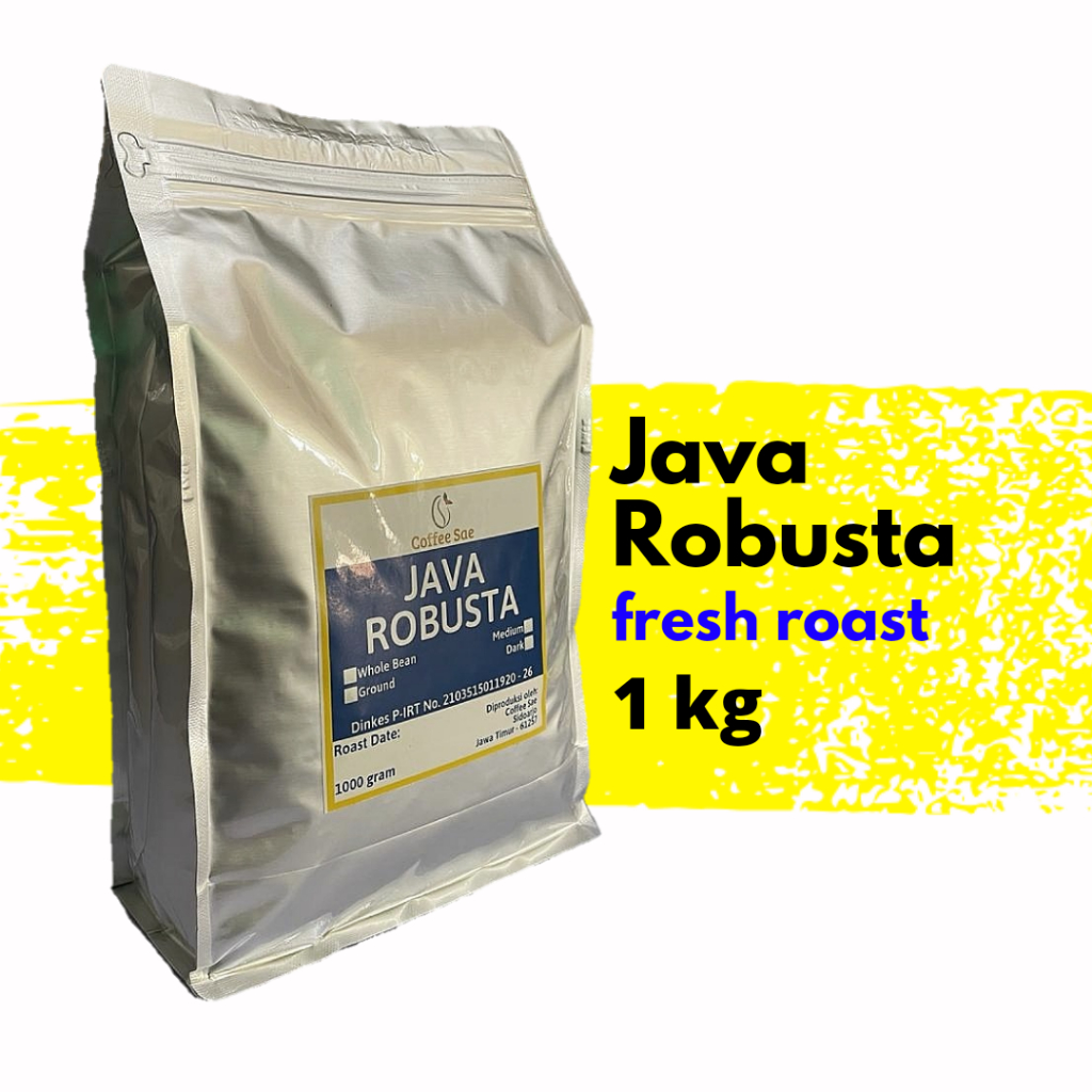 

Biji Kopi Bubuk Robusta 1kg coffeesae 1 kg