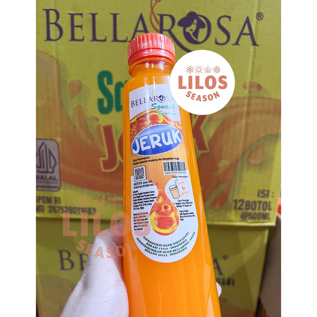 

Syrup Lebaran Murah BELLAROSA SQUASH ORANGE 520ml (Sirop/Sirup) SATUAN