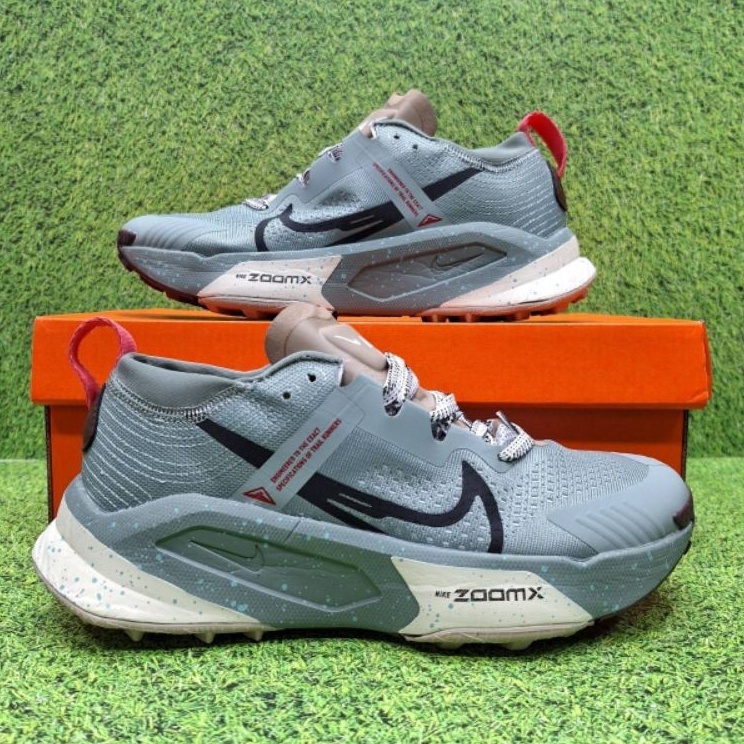 Borong Terkini  Sepatu Running Pria Nike Zoom Trail Zegama Damen Grey
