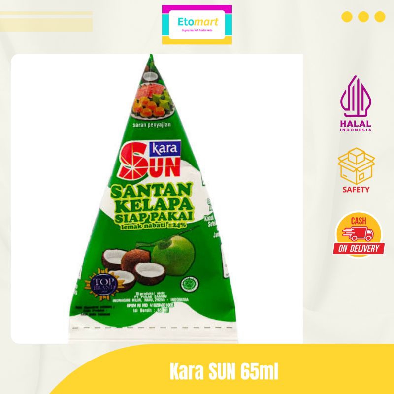 

*Etomart* Santan Kelapa Sun Kara 65ml