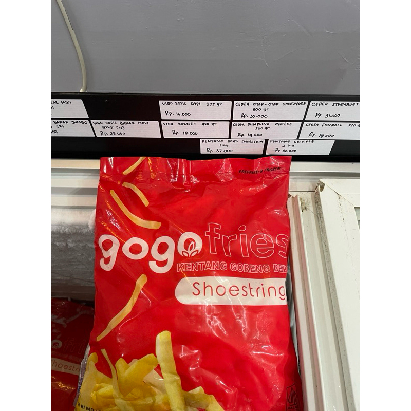 

Kentang Gogo Shoestring 1kg