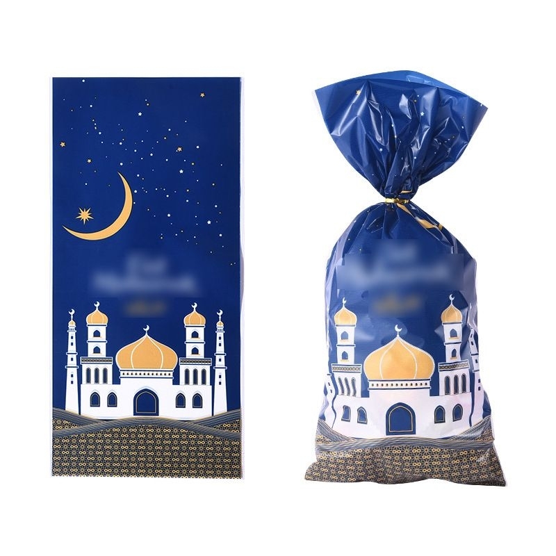 

Plastik Snack Idul Fitri biru , 10 Pcs Goodiebag Lebaran