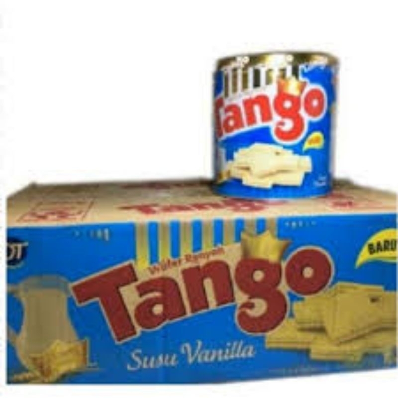 

Wafer Tango Vanila Kaleng 1 Dus