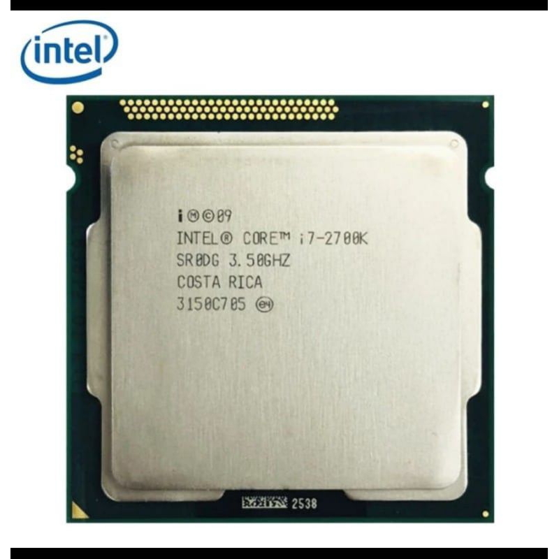 PROCESSOR INTEL CORE I7 2700K TRAY LGA 1155
