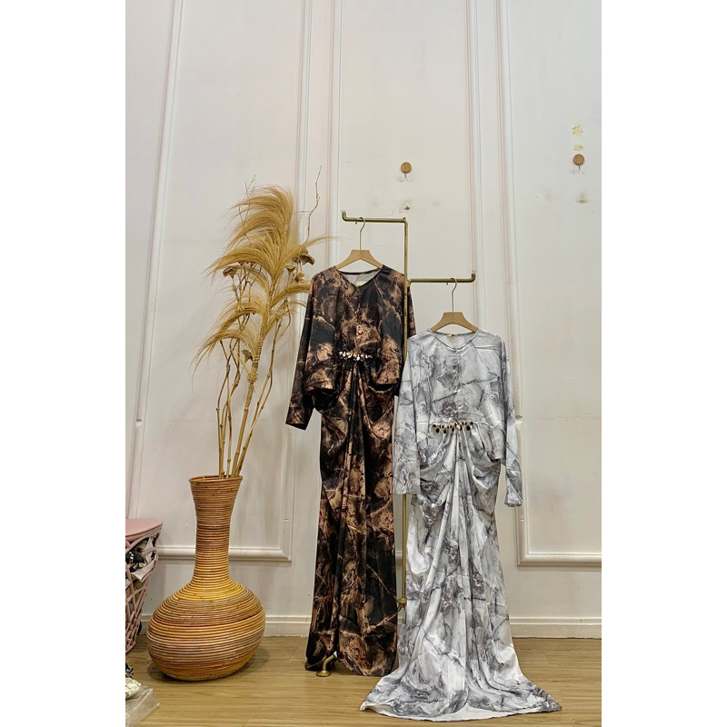 Kaftan silk jabal import terbaru