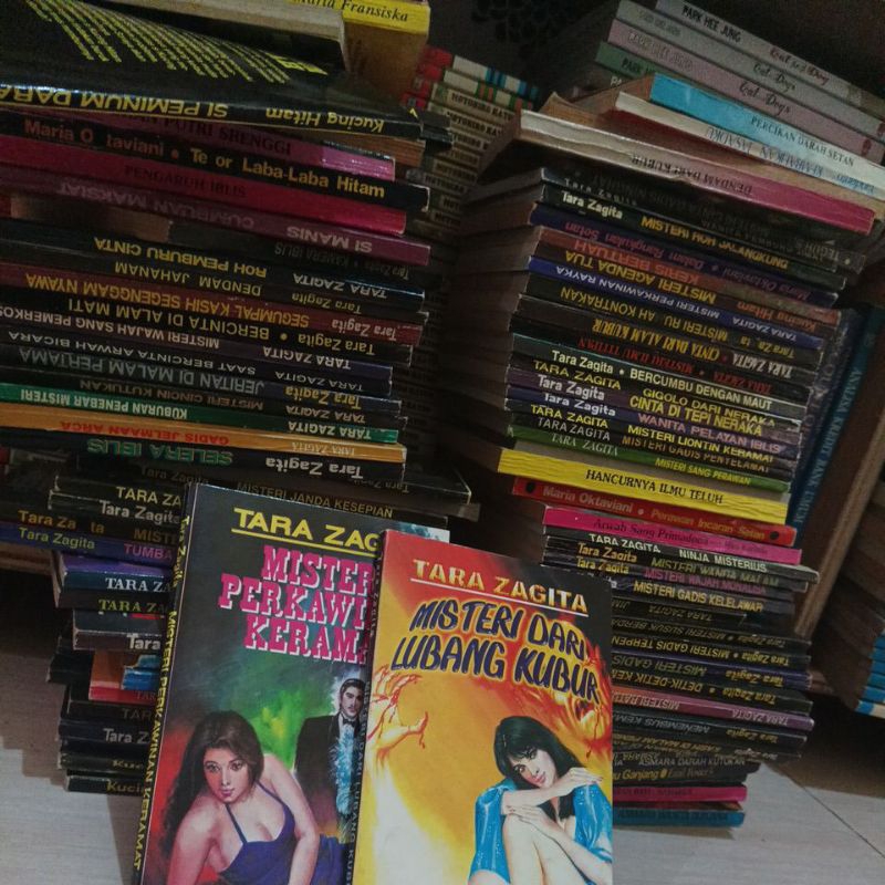 buku novel misteri horor Tara zagita Abdullah Harahap Taufan halilintar teguh s sangrila Maya lestar