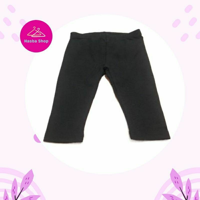 Legging anak hitam polos