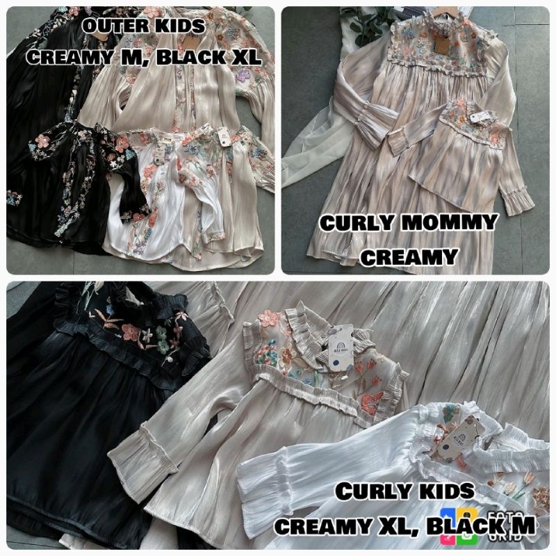 Gardenia shimmer curly & outer by oclo kids