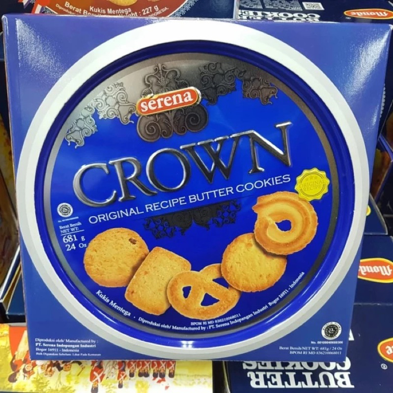 

Serena Crown Butter Cookies 681gr