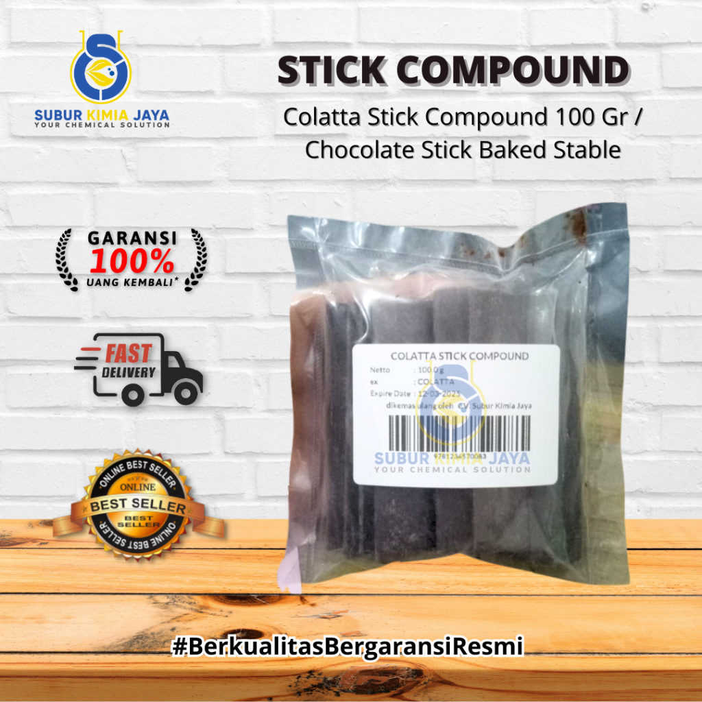 

Colatta Stick Compound 100 Gr / Chocolate Stick Baked Stable / Coklat