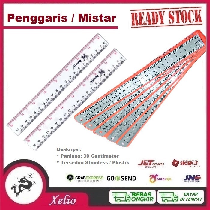 

Penggaris / Mistar - Plastik