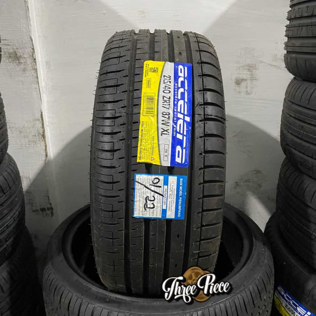 Ban mobil ring 17 merek accelera 215 40 R17 |ban luar tubles ring 17