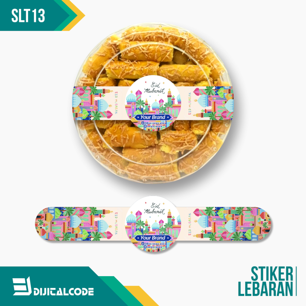 

SLT13 Stiker Label Parcel Segel Toples Kue Lebaran Idul Fitri
