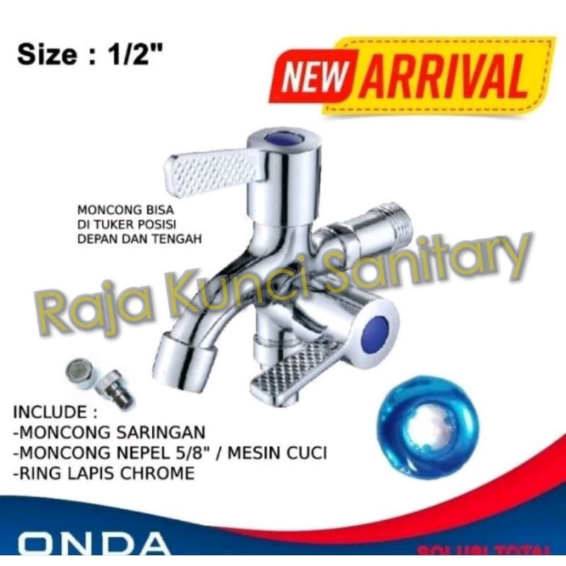 PROMO ONDA Kran Cabang Onda K TUL/Kran shower ONDA/kran Cabang Onda ORIGINAL