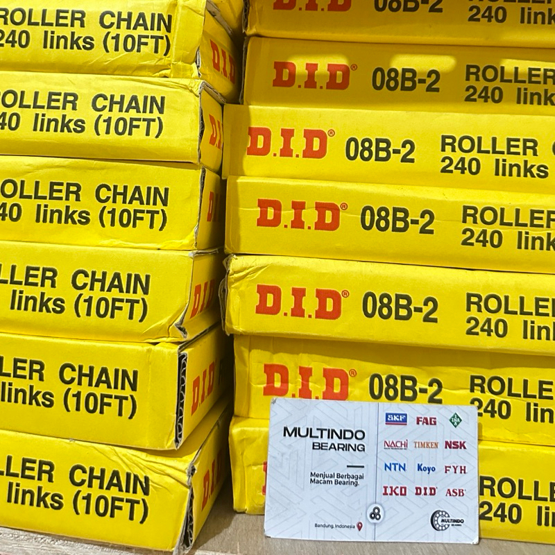 Rantai RS 08B-2 DID JAPAN ORIGINAL CHAIN ROLLER