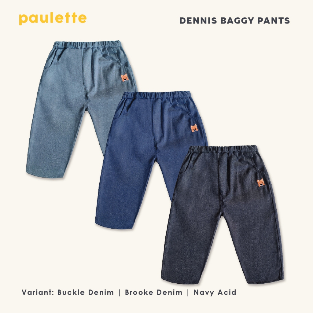 Paulette Kids Dennis Baggy Pants Celana Panjang Anak Jeans Unisex