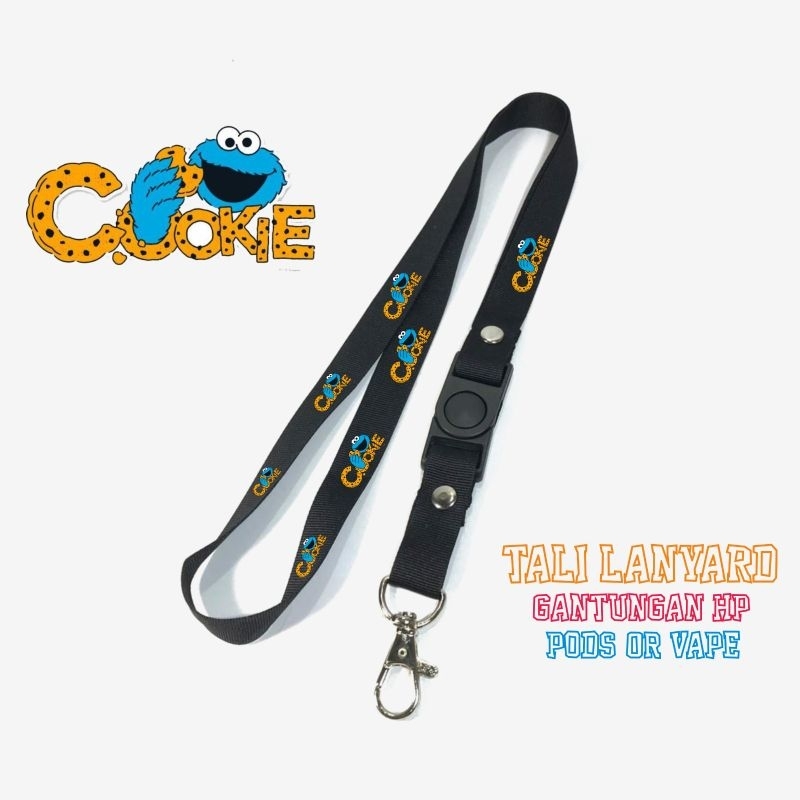 

Tali Lanyard COOKIE TOYS STORY / Lanyard Hitam Premium lanyard anime cartoon kartun distro / gantungan kunci / gantungan id card / gantungan flashdisk / nametag hp name tag / gantungan pengait handphone i