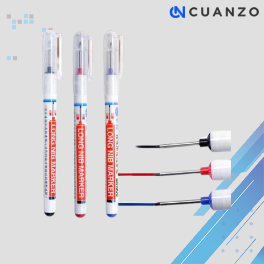 

Spidol Kepala Panjang Long Nib Head Marker Waterproof/ Pulpen Tulisan Serbaguna Tukang Bangunan Lubang Dalam /Pena Penanda Lubang Dalam Spidol Dekorasi Plastik Kepala Panjang