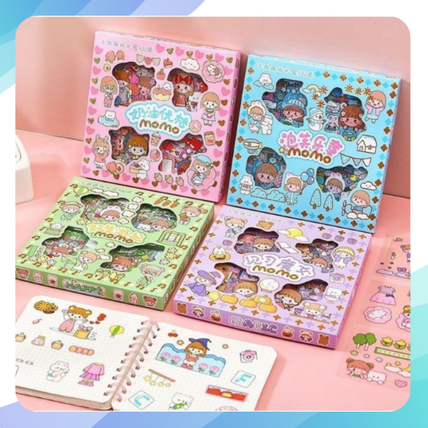 

Sticker Momo Dus Besar isi 100pcs