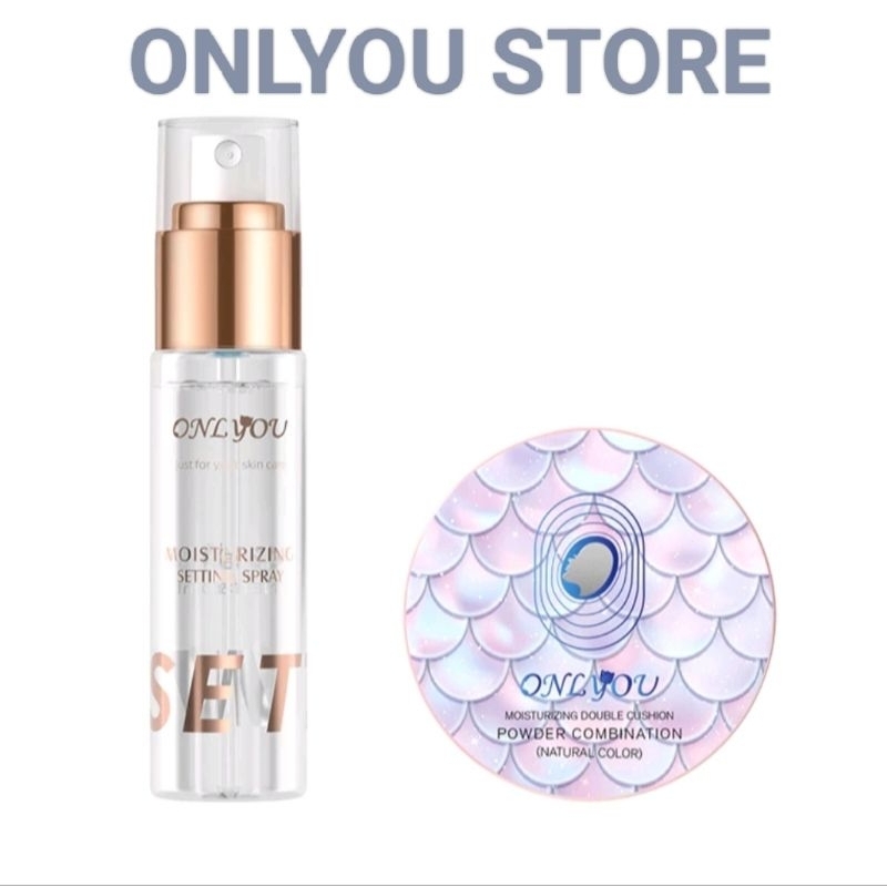 ONLYOU PAKET CANTIK CUSHION & SETTING SPRAY BPOM ORIGINAL