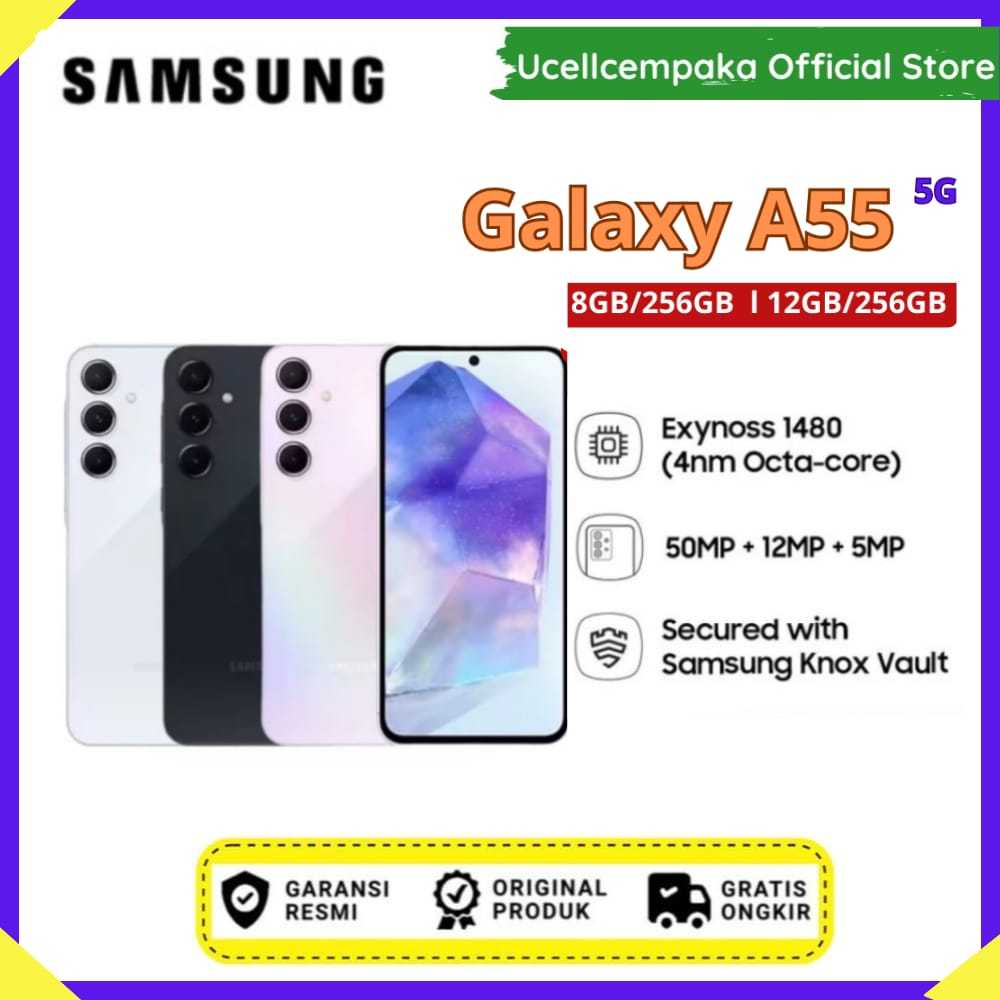 Samsung Galaxy A55 12/256 Garansi Resmi