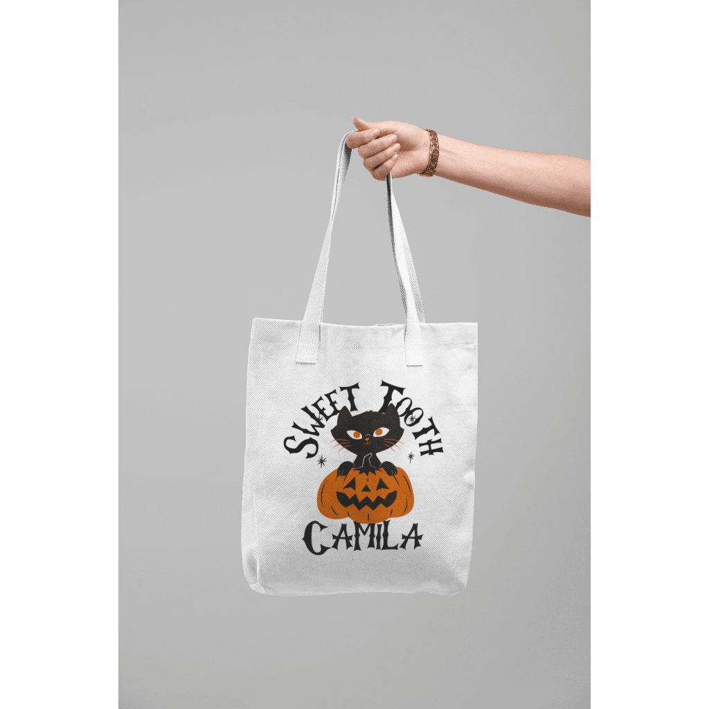 STYLOGIC Official Shop- Tas Tote Bag Kanvas - Totebag Pria Wanita Sweet Tooth