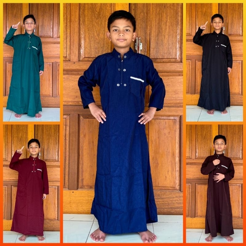 Gamis anak laki laki / jubah anak 2 - 13 Tahun | gamis Pakistan XS - XXL