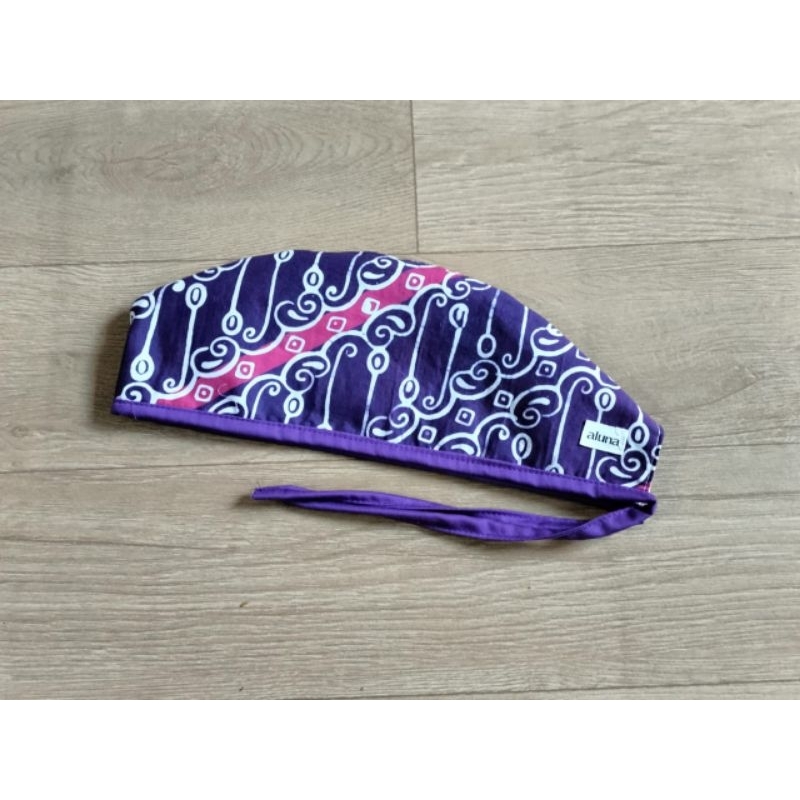 Topi dokter/Scrub hat/Surgical cap/Headcap batik