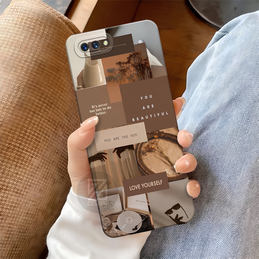 Softcase Hp OPPO A3S - Fashion Case Aesthetic ZELORA - Case OPPO A3S - Protection Camera - Kesing OP