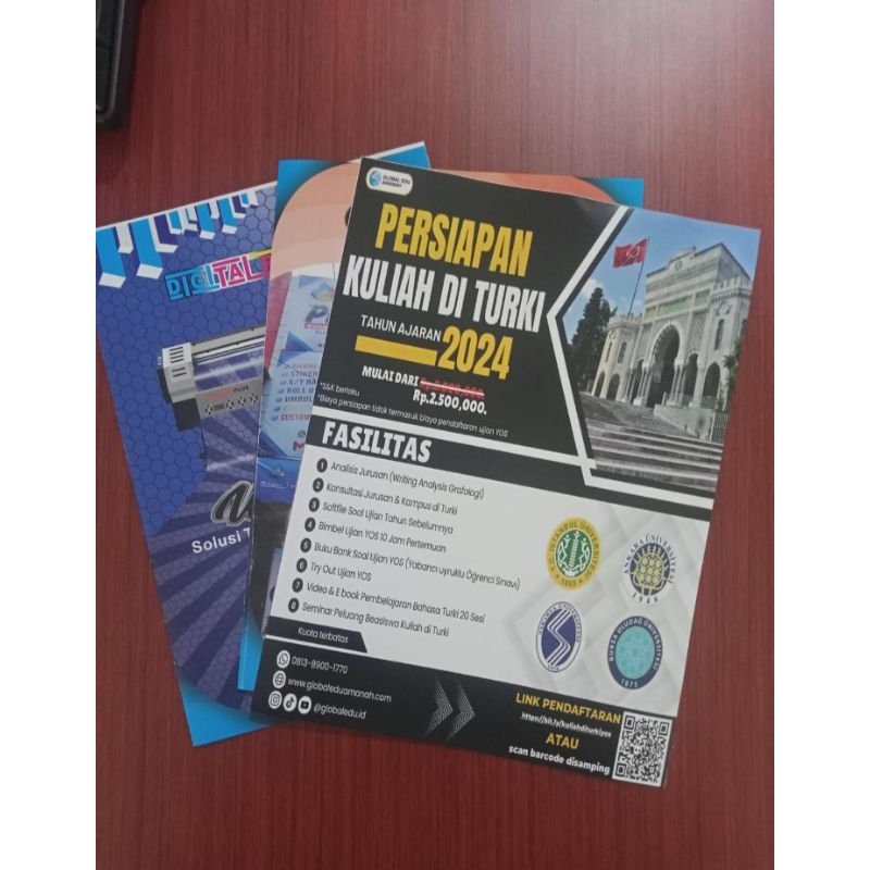 

GAS PRINTING - Cetak Brosur Custom A4 bahan Art Paper 120 gsm
