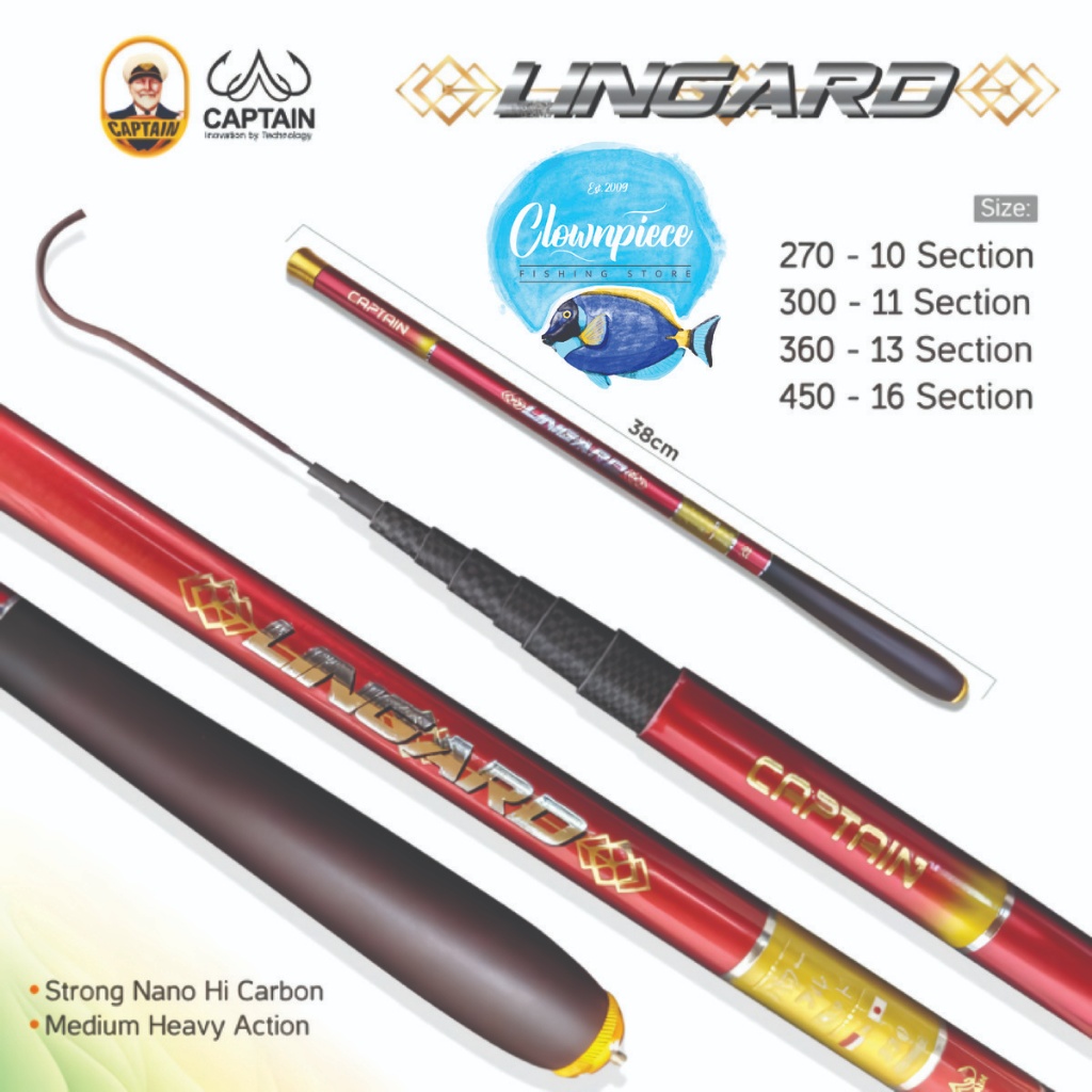 Joran Tegek Captain Lingard / Joran Pancing Captain Lingard / Joran Tegek Pancing Captain Lingard / 